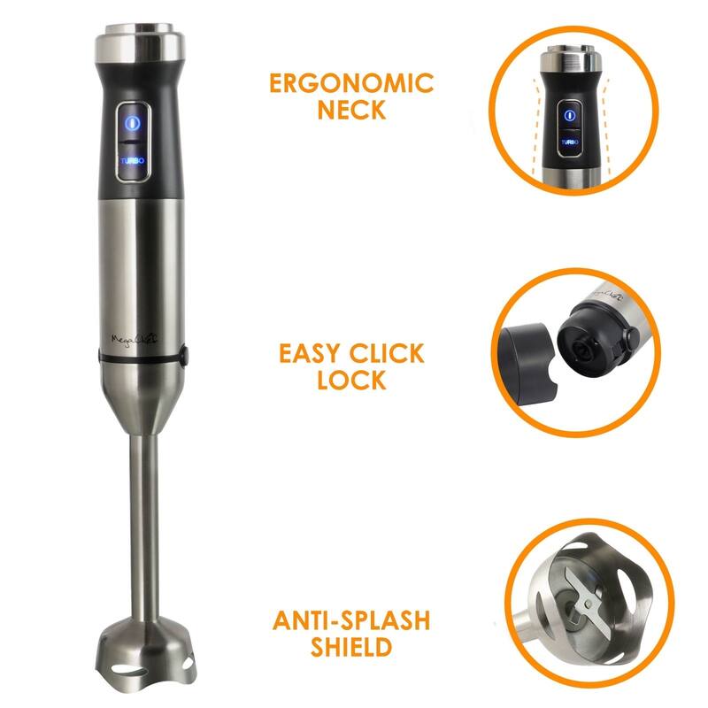 MegaChef 4 in 1 Multipurpose Immersion Hand Blender