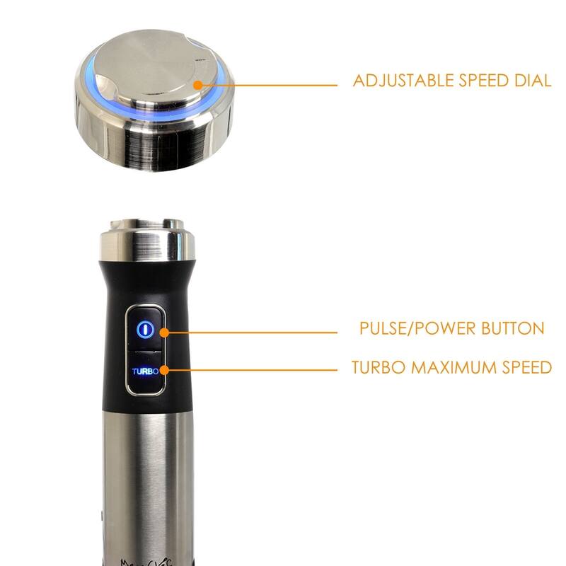 MegaChef 4 in 1 Multipurpose Immersion Hand Blender