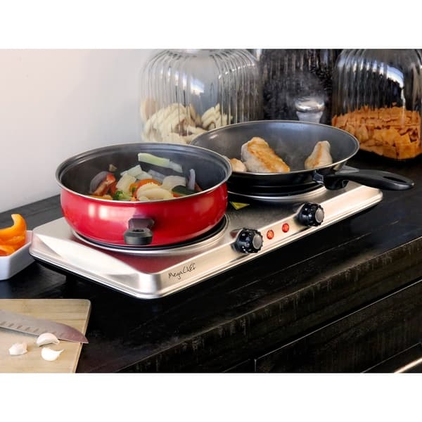 Megachef Portable Dual Vitro Ceramic Infrared Cooktop Megachef Portable Dual Vitro