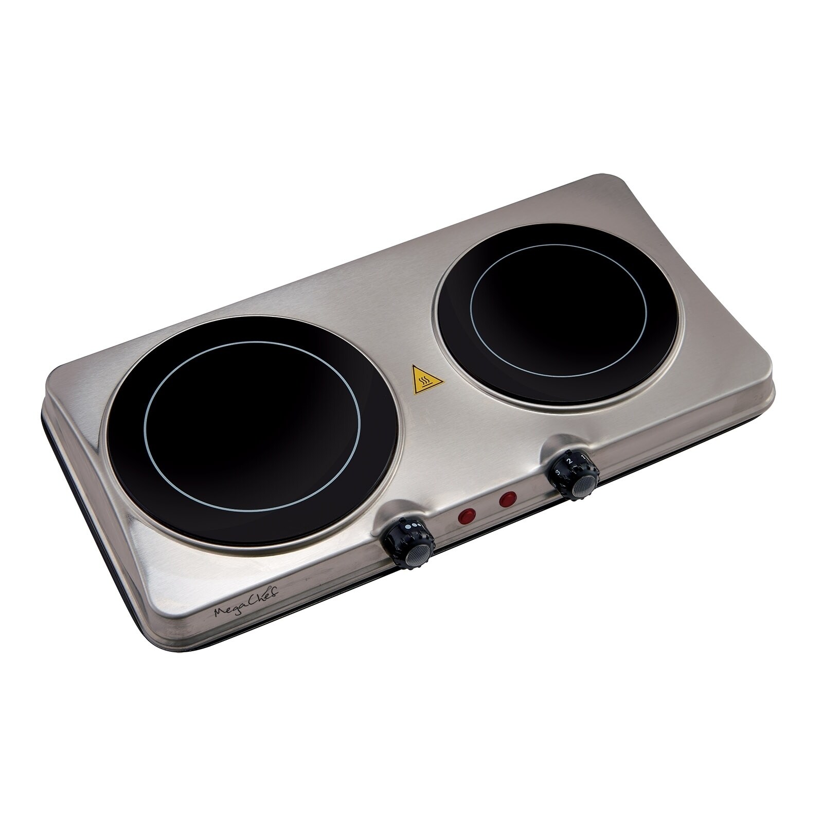 MegaChef Portable Dual Vitro-Ceramic Infrared Cooktop - Bed Bath