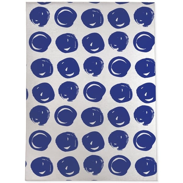Clay Circle Bright Blue Area Rug By Kavka Designs Overstock Clay Circle Bright Blue Area Rug By Kavka Designs Overstock