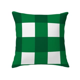 BARRETT BUFFALO CHECK GREEN Decorative Pillow By Kavka Designs - Bed ...