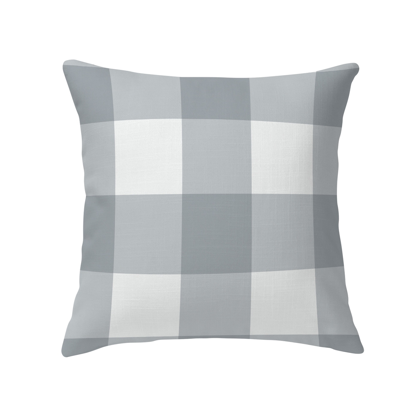 BONNIE GREY BUFFALO CHECK GREY Decorative Pillow By Kavka Designs