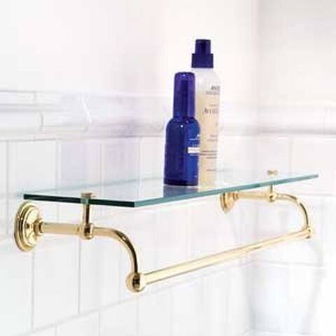 Ginger 24-In Shelf With Towel Bar