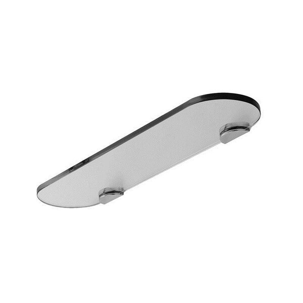 Ginger Sine 18-In Tempered Glass Shelf