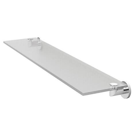 Ginger Kubic 24-In Glass Shelf