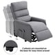 preview thumbnail 12 of 18, HOMCOM Power Lift Assist Recliner Chair with Remote