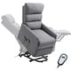 preview thumbnail 13 of 18, HOMCOM Power Lift Assist Recliner Chair with Remote