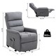 preview thumbnail 15 of 18, HOMCOM Power Lift Assist Recliner Chair with Remote