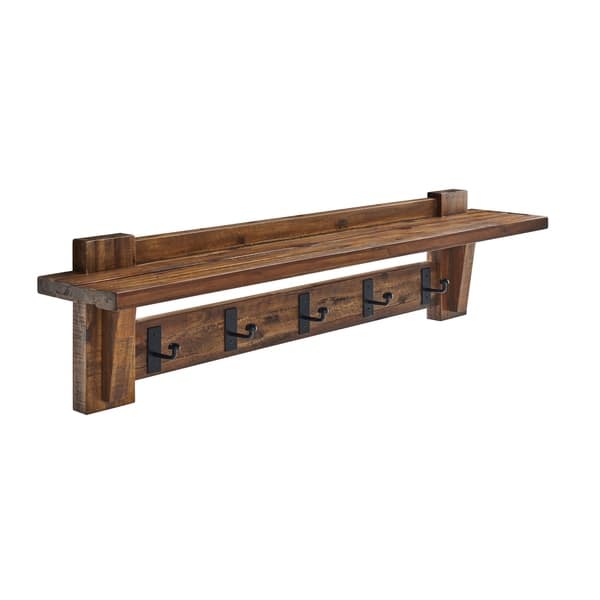 Shop Carbon Loft Bahamondes 60 Inch Industrial Wood Coat Hook