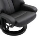 Thumbnail 7, PU Leather Massage Swivel Recliner Chair and Ottoman. Changes active main hero.