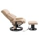 Thumbnail 25, PU Leather Massage Swivel Recliner Chair and Ottoman. Changes active main hero.
