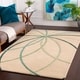 preview thumbnail 60 of 97, Chamba Handmade Transitional Wool Area Rug 10' x 14' - Teal - Runner/Rectangle