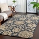 preview thumbnail 42 of 75, Lily Hand-tufted Transitional Floral Pattern Wool Area Rug 10' x 14' - Charcoal - Runner/Rectangle