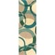 preview thumbnail 57 of 97, Mayflower Handmade Modern Circles Wool Area Rug Teal - 2' 6" x 8' - Runner