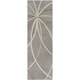 preview thumbnail 33 of 97, Chamba Handmade Transitional Wool Area Rug 2'6" x 8' Runner - Grey - Runner/Rectangle