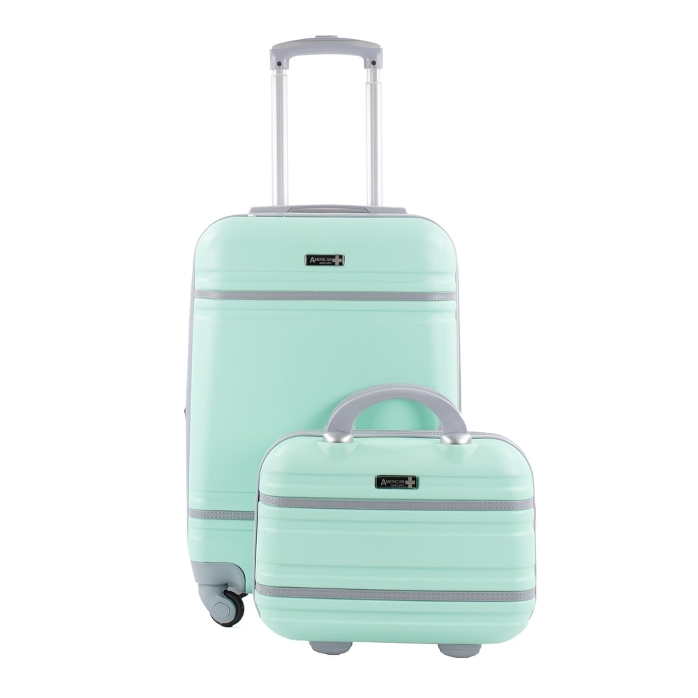 teal luggage