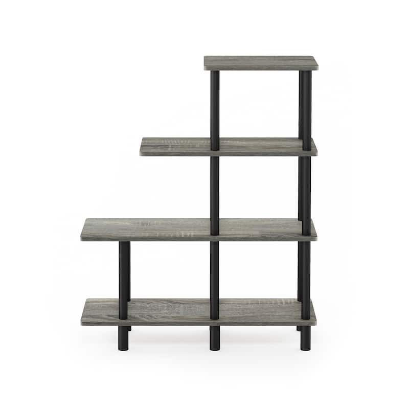 Furinno Turn-N-Tube 4-Tier Cube Ladder Shelf