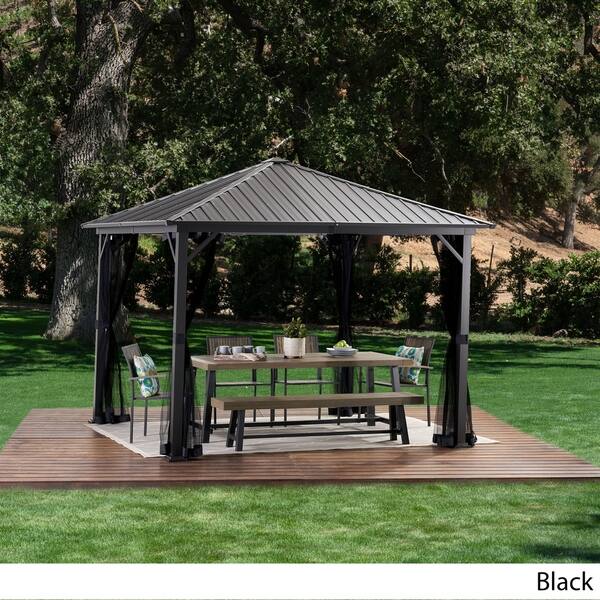 Pablo 10 X Outdoor Modern Hardtop Aluminum Gazebo By Outdoor Modern Hardtop Aluminum Gazebo