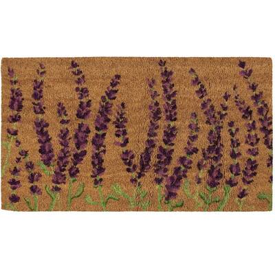 Natural Coir Door Mat - All Season Indoor Outdoor Welcome Doormat, Easy Clean