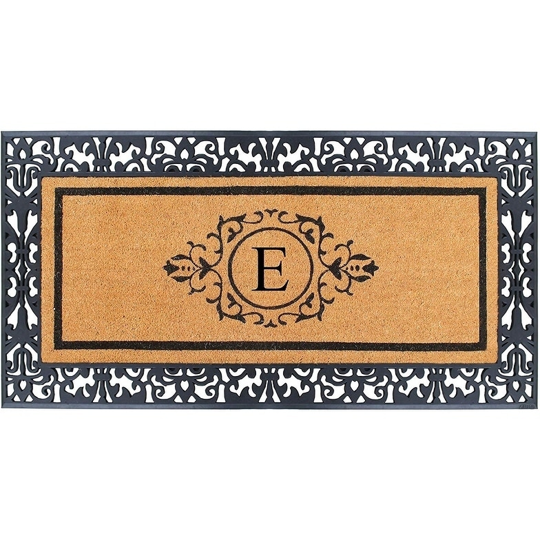 https://ak1.ostkcdn.com/images/products/29875914/A1HC-Black-Paisley-Rubber-and-Coir-Floral-Border-Doormat-30-X60-Monogrammed-Double-Doormat-209b7d2d-29ba-461d-9e9a-6355bccaf047.jpg