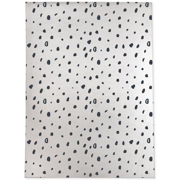 DOTS ABSTRACT NAVY Kitchen Mat By Kavka Designs - Bed Bath