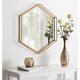 preview thumbnail 2 of 11, Kate and Laurel Felicia Hexagon Mirror - 30x2.5x26