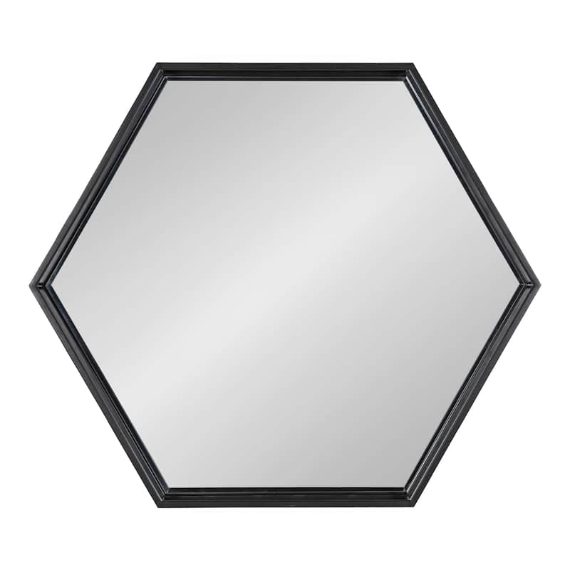Kate and Laurel Felicia Hexagon Mirror - 30x2.5x26