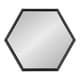 preview thumbnail 10 of 11, Kate and Laurel Felicia Hexagon Mirror - 30x2.5x26