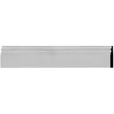 7 3/8"H x 1"P x 94 1/2"L Hillsborough Baseboard Moulding