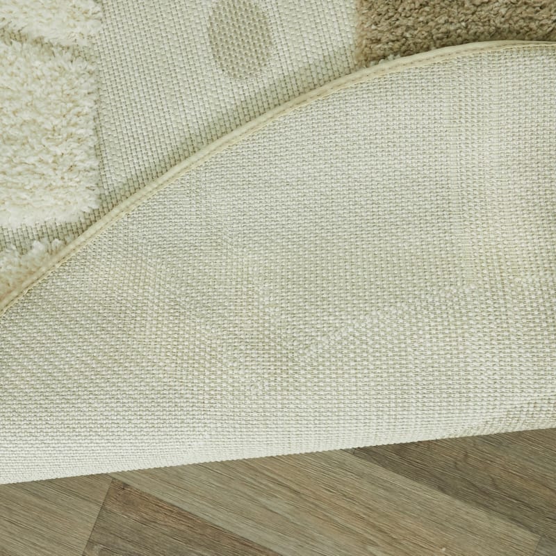 Mod-Tod Animal Round Shag Kids Rug