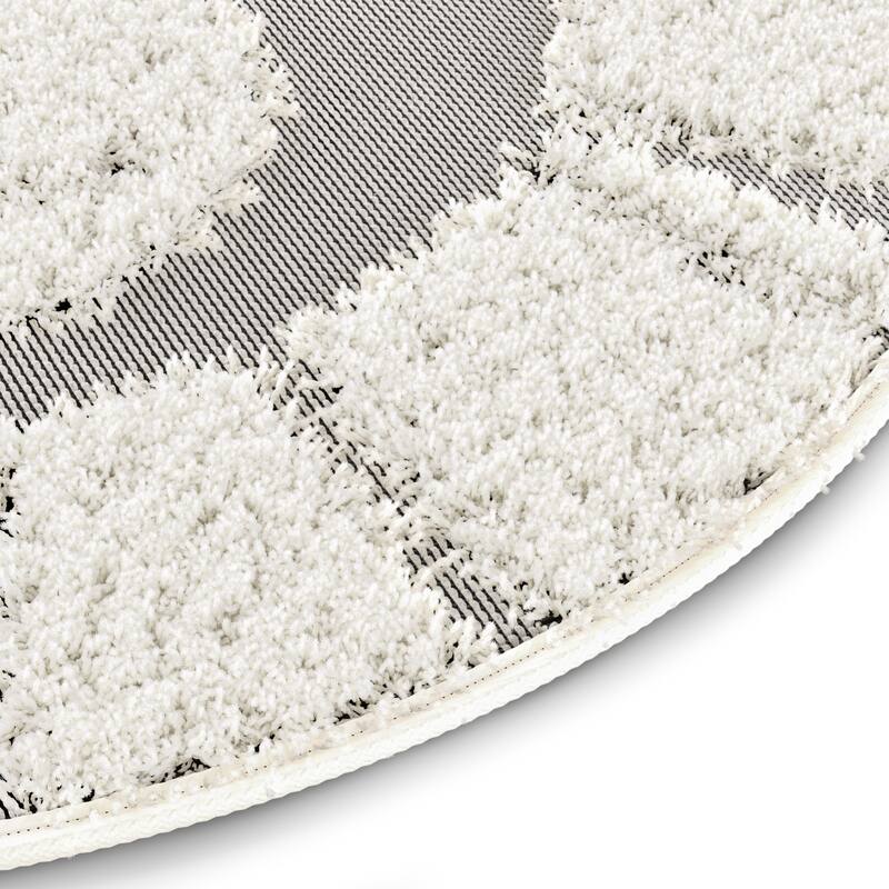Mod-Tod Animal Round Shag Kids Rug