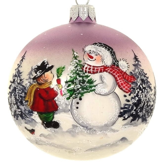 round christmas ornaments