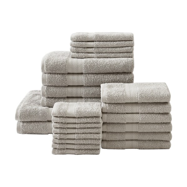 Royal Heritage 24 Piece 100% Cotton Low-twist Towel Super Set. Opens flyout.