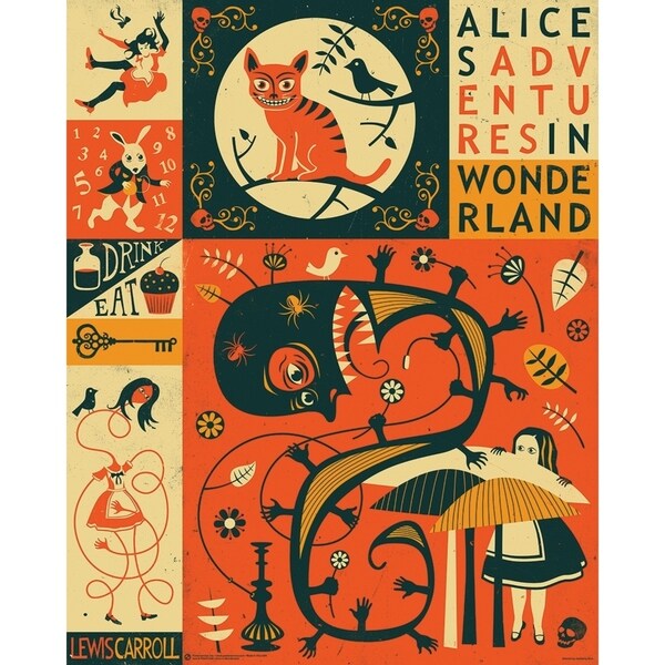 Alice in Wonderland Poster Print