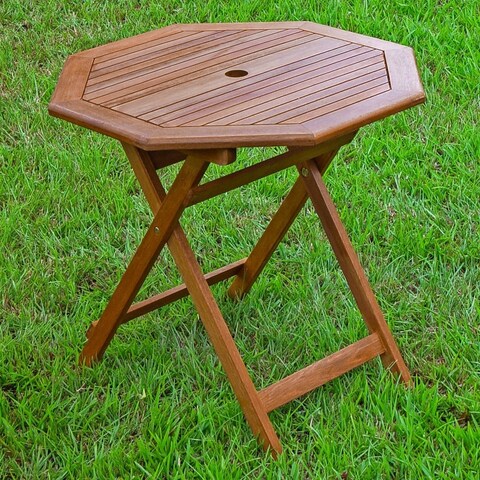 International Caravan Highland 30-inch Folding Patio Table