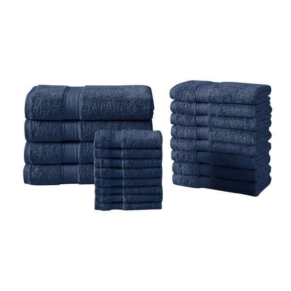 Shop Royal Heritage 20 Piece Soft Egyptian Style 100 Cotton 600 Gsm Towel Set On Sale Overstock 29880209