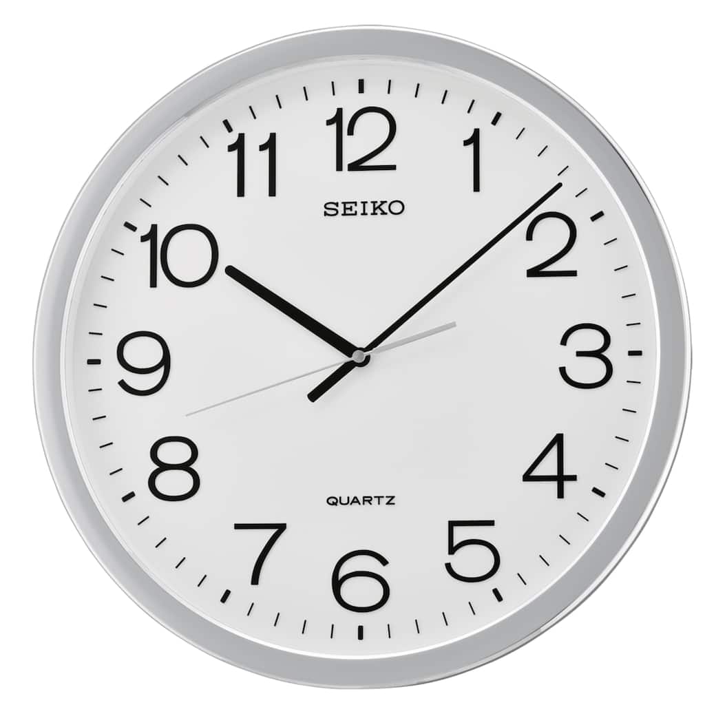 Seiko Classic Numbered Quiet Sweep Wall Clock