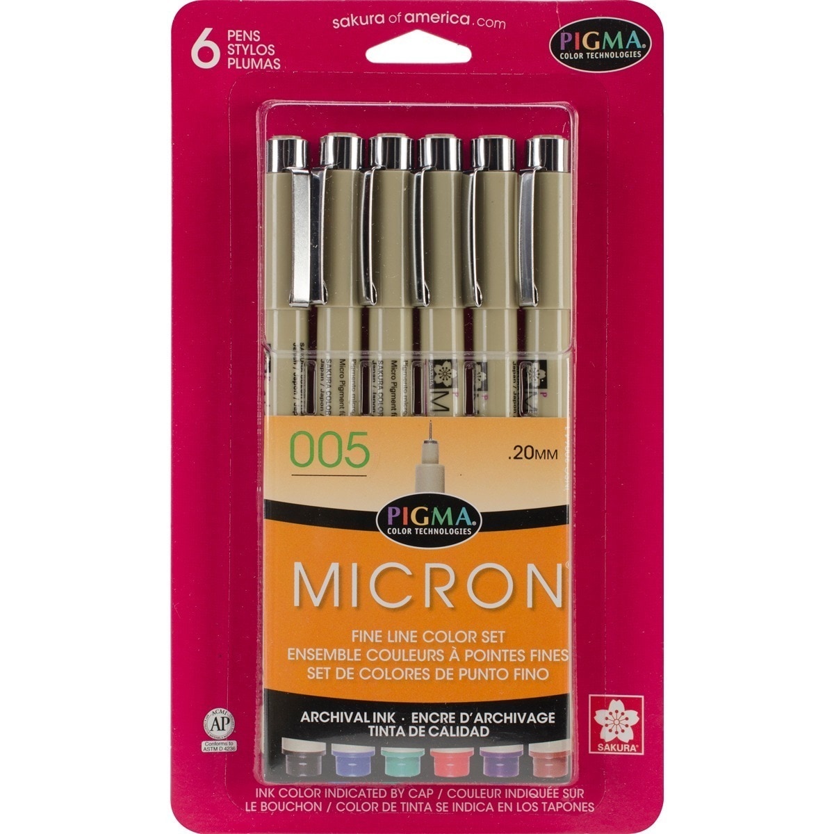 Pigma Micron Bible Pen 005 Black Blister Carded