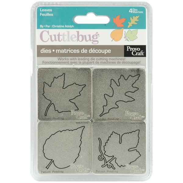 Shop Provo Craft Cuttlebug 2 x 2-inch Fall Leaves Die Set - Free ...