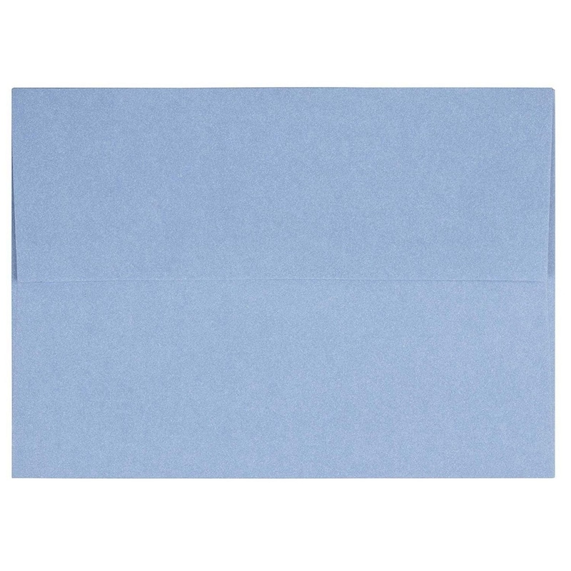 Paper Junkie 96 Pack Light Blue 5x7 Envelopes for Invitations, A7 Size for Greeting Cards