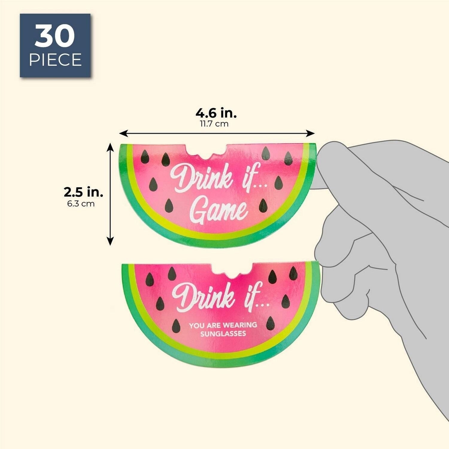 30 Drink If Bachelorette Summer Drinking Game Pink Watermelon Design 4 6 X2 5 Party Games Activities Home Garden