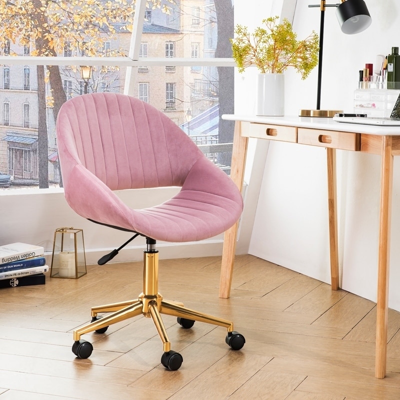 ovios desk chair pink