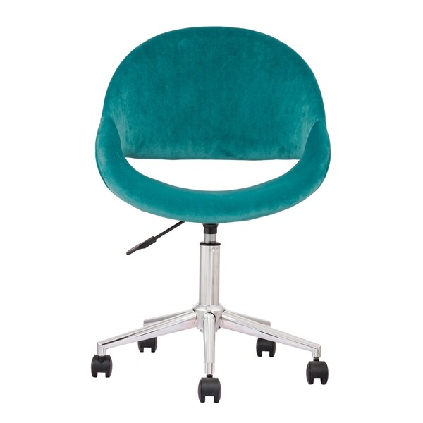 Ovios cute desk chair plush velvet office chair sales
