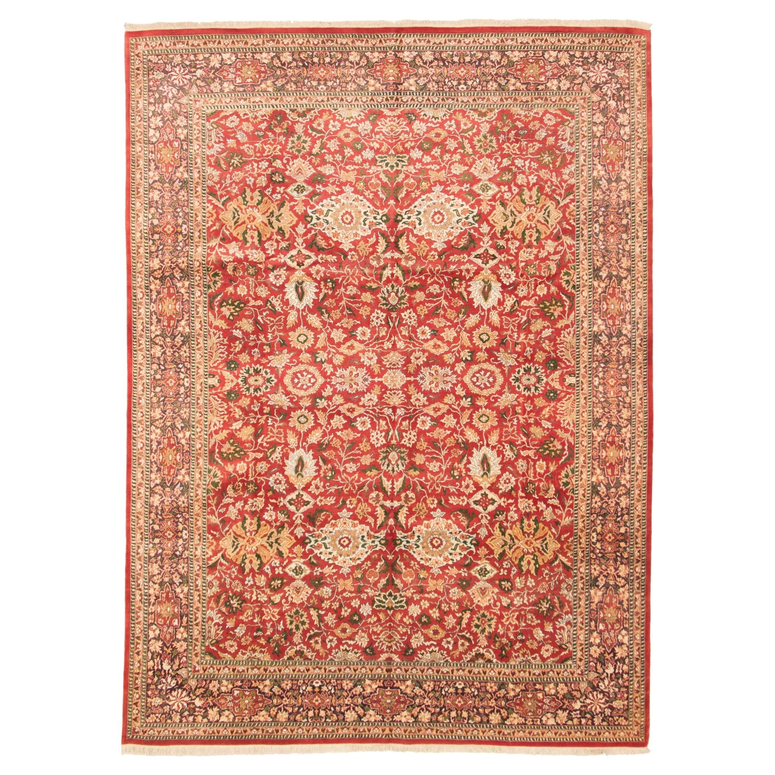 Hand-knotted Pako Persian Red Wool Rug