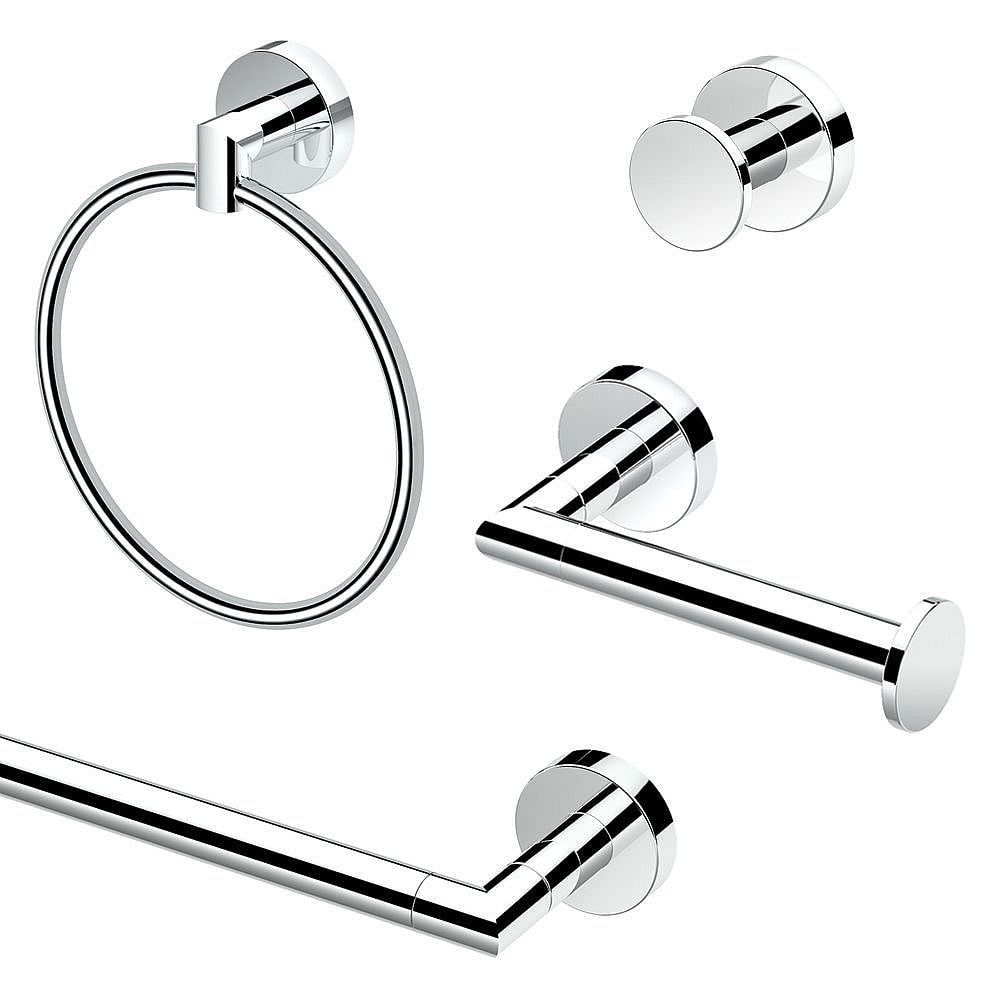 Gatco Glam 4-Piece Bathroom Accessory Kit
