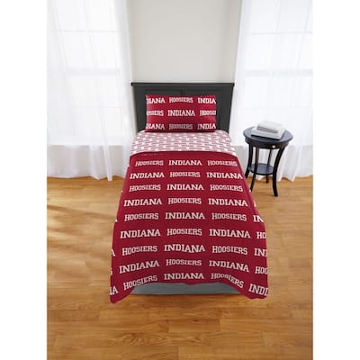 COL 808 Indiana Hoosiers Twin Bed In a Bag Set
