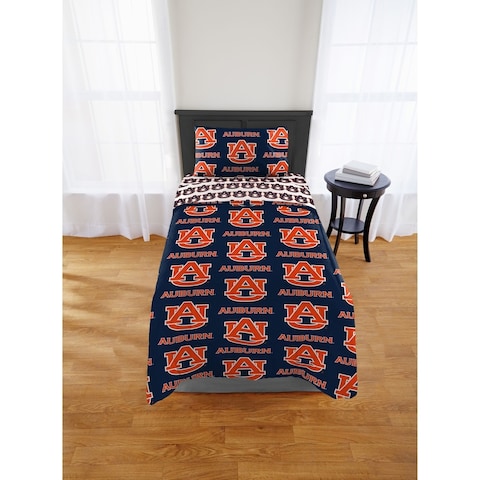 COL 808 Auburn Tigers Twin Bed in a Bag Set