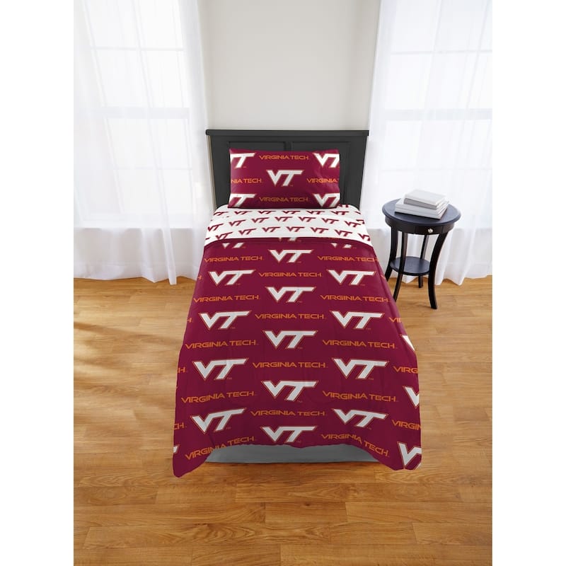 NCAA Virginia Tech Hokies Twin Bed In a Bag Set