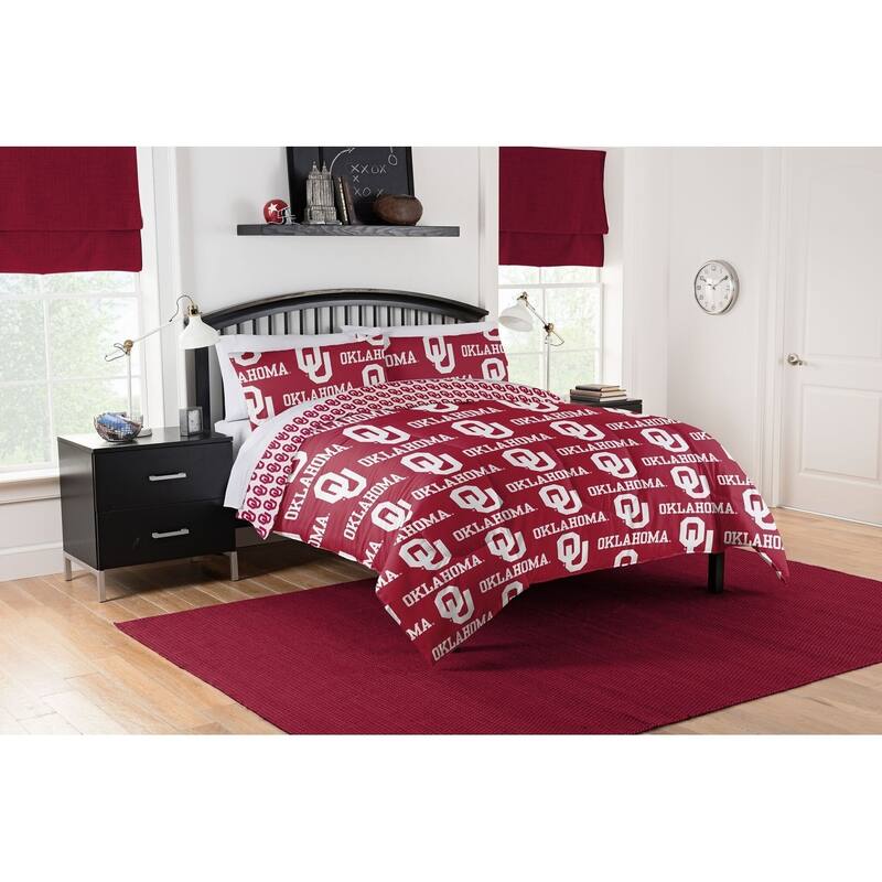 NCAA Oklahoma Sooners 5-piece Full Bed In a Bag Set